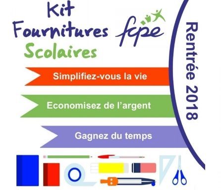 Kits scolaires pour la rentrée 2018