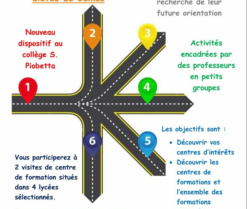 Mise en place Découverte Active des Formations pour les élèves de 3èmes